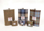 Gigantic Harris Tweed Hip Flask
