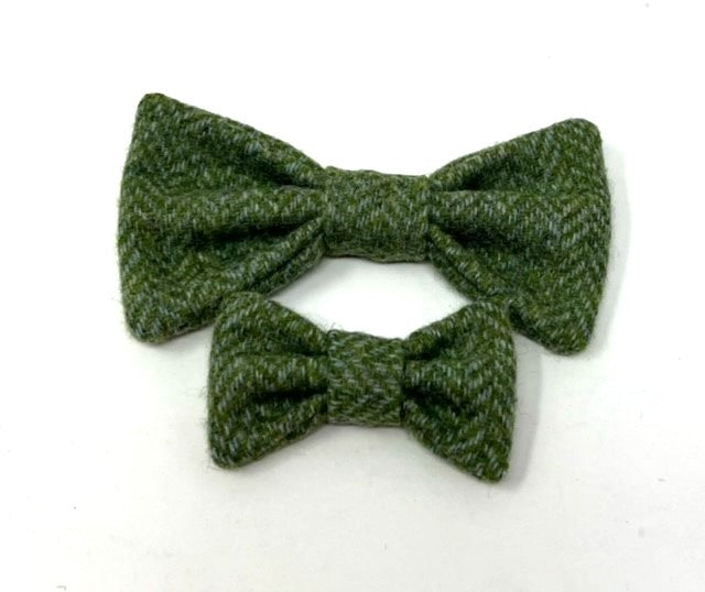 Green Herringbone Tweed Collection