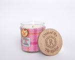 Pear & Freesia Soy Candle with Harris Tweed Sleeve