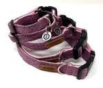 Dog Collar with matching Lead and Bow Tie - Various Tweeds