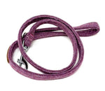 Purple Tweed Lead on a plain white background