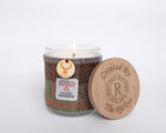 Malt Whisky Scented Soy Candle with Harris Tweed Sleeve