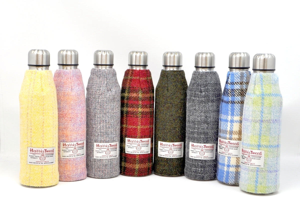 Harris Tweed Thermos Flask - 500ml - Lemon Tweed