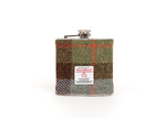 Harris Tweed Hip Flask with MacLeod Tartan