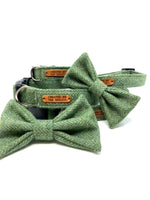 Green Herringbone Tweed Collection