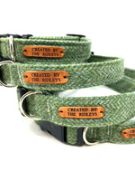 Green Herringbone Tweed Collection