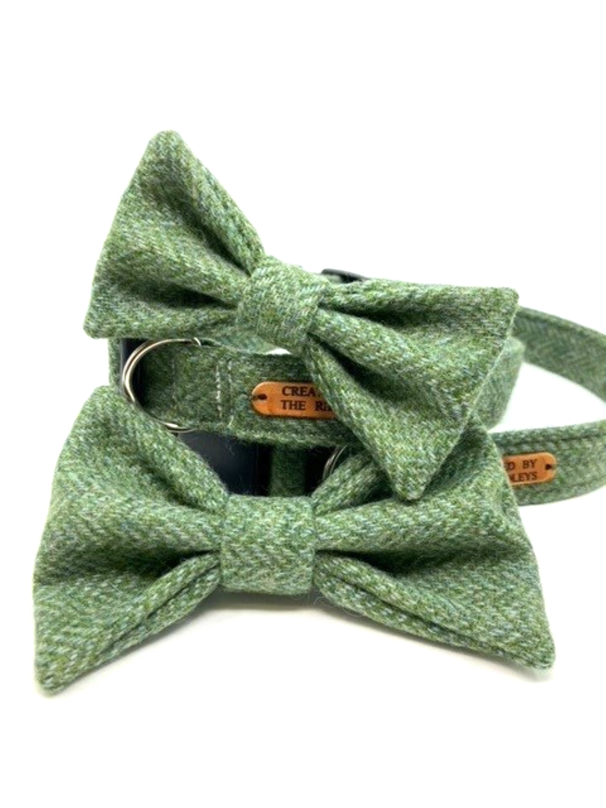 Green Herringbone Tweed Collection