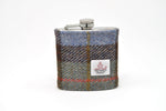 Harris Tweed Hip Flask with MacLeod Tartan