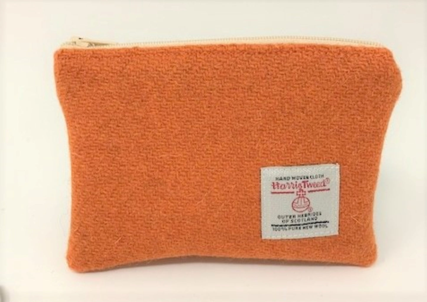 Harris Tweed coin purse Orange