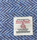 Harris Tweed coin purse Blue Herringbone