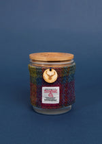 Heather Soy Candle with Harris Tweed Sleeve