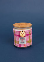 Pear & Freesia Soy Candle with Harris Tweed Sleeve